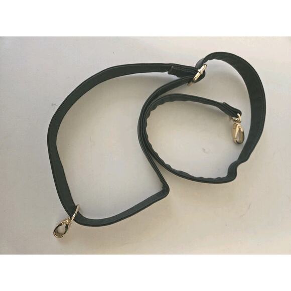 Fossil Amanda Perforated Satchel Handbag Black 11x8x5 *READ - Picture 13 of 15